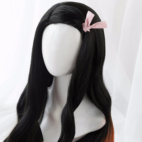 Wig Nezuko Kamado Cosplay de Demon Slayer