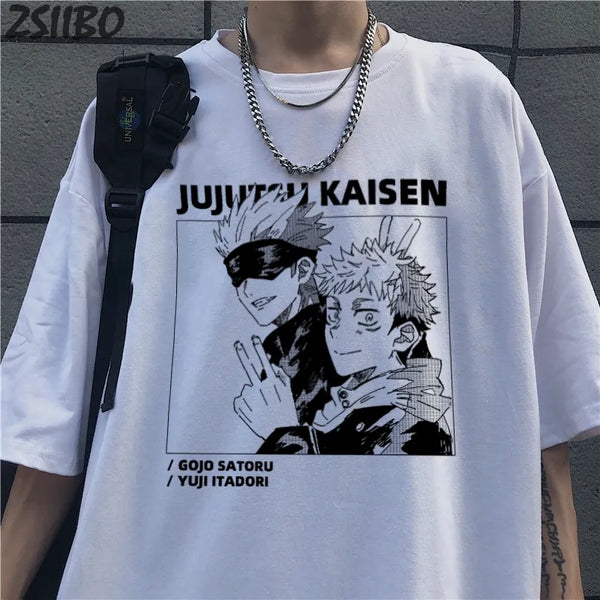 tshirt Jujutsu Kaisen Printed Unisex Short Sleeve