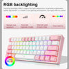 REDRAGON Fizz K617 RGB USB Mini Mechanical Gaming Wired Keyboard Red Switch