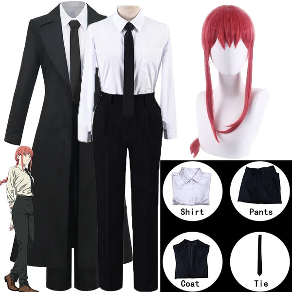 Makima Cosplay Costume Anime Chainsaw Man.