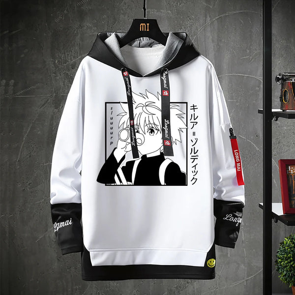 Hoodies Anime Hunter X Hunter Hooded Killua Zoldyck