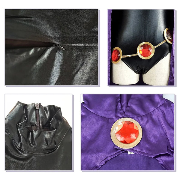 Cosplay Raven Teen Titas uniforme