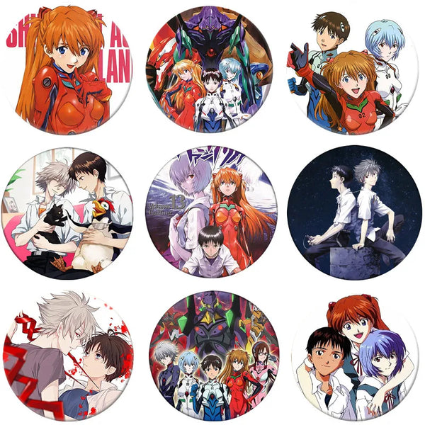 Pins Anime Badge Ikari Rei