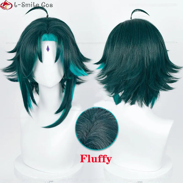 Wig para cosplay de Genshin Impact Cosplay Xiao