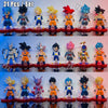 Action figure Dragon Ball Z kits com peças variadas.