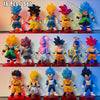 Action figure Dragon Ball Z kits com peças variadas.