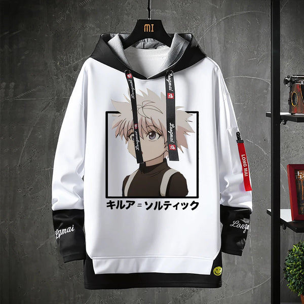 Hoodies Anime Hunter X Hunter Hooded Killua Zoldyck