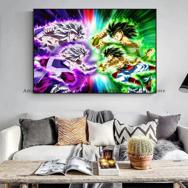 Dragon Ball Anime Character Poster impresso