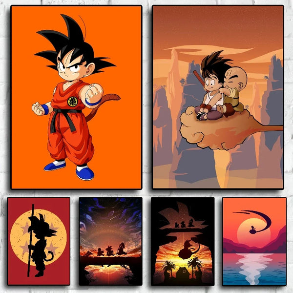 Quadro de decoração anime Dragon Ball Z