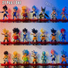 Action figure Dragon Ball Z kits com peças variadas.