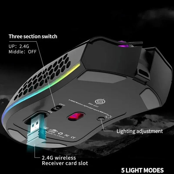 Mouse RGB BM600 2400 BPI