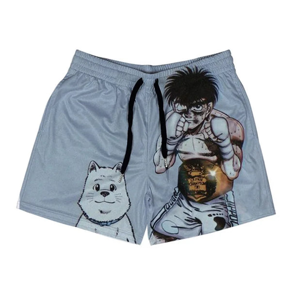 Shorts anime Ippo men's para ginásio