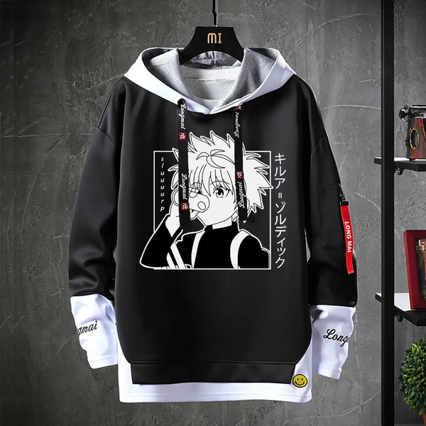 Hoodies Anime Hunter X Hunter Hooded Killua Zoldyck