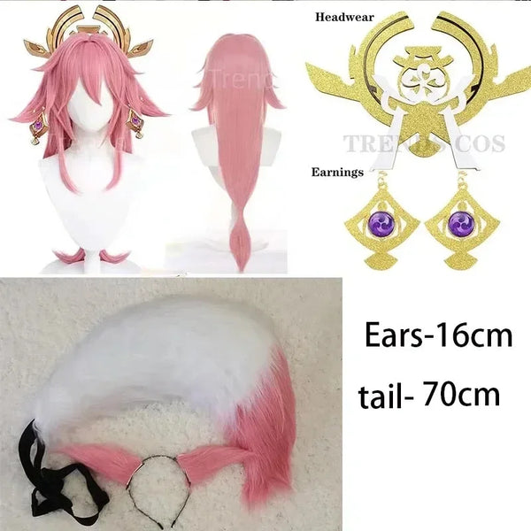 Yae Miko Cosplay Costume.