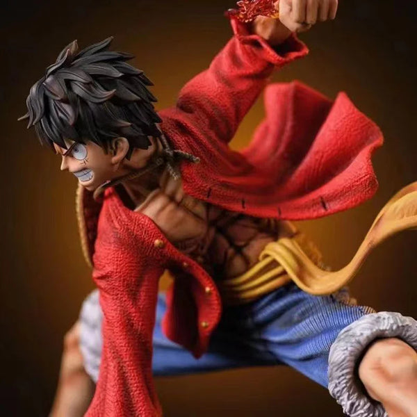 Action figure One piece Luffy D Monkey 25 cm colecionável.