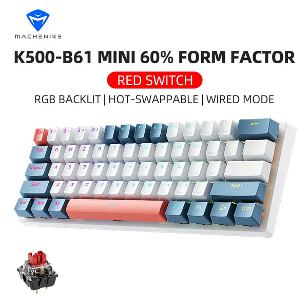 Mini teclado mecânico com Red switches